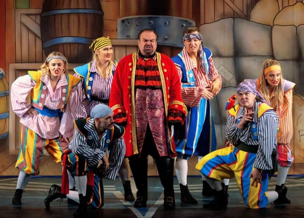 Captain Hook & Ensemble 4 (pic by Alan Bound for The Kings Theatre)