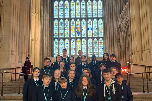 FCC students at the Houses of Parliament