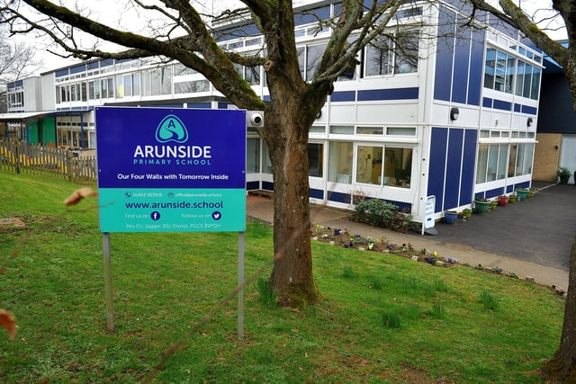Arunside Primary School had 94 applicants put the school as a first preference but only 57 of these were offered places. This means 37 or 39.4% did not get a place.