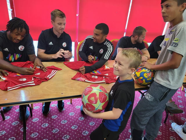 Crawley Town signing session