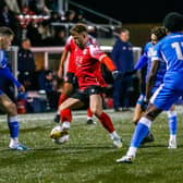 Eastbourne Borough are outnumbered by Tonbridge Angels, who won 2-1 | Picture: Lydia Redman