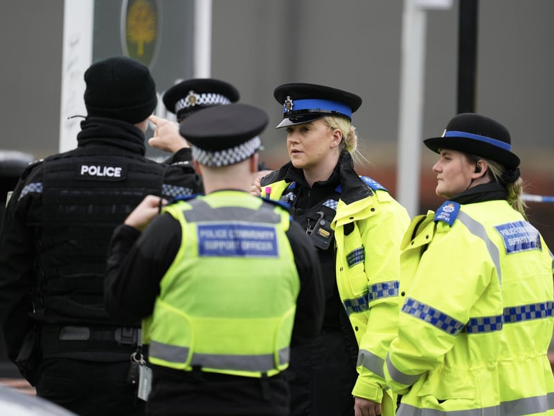 A heavy police presence has been seen in Cumberland Road, Brighton, on Saturday, December 23