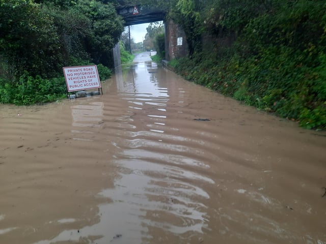 Flooding in Chichester: Pictures show parts of city submerged due to heavy rainfall