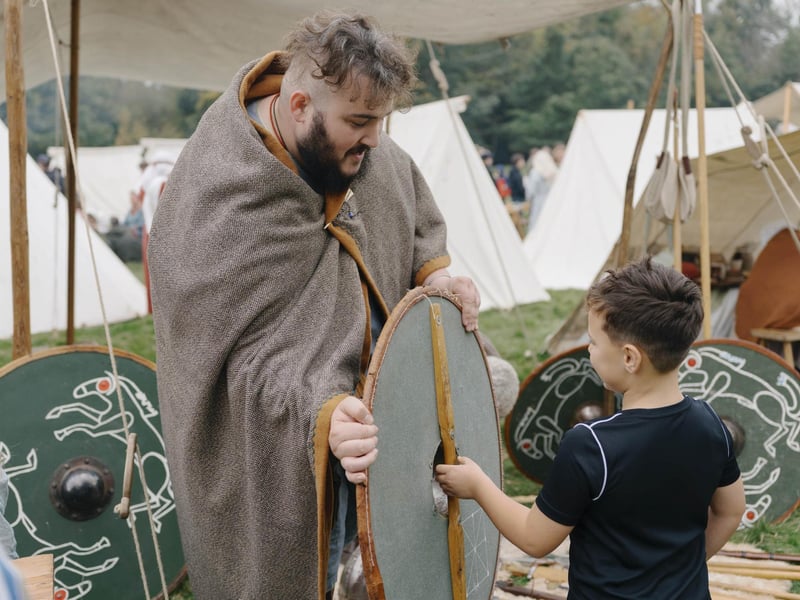 Battle of Hastings reenactment at Battle Abbey 2025. Pic supplied by Tom Arber/English Heritage.