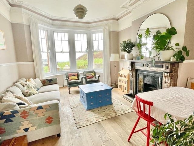 The light, airy lounge has sea views and looks out on the Ladies Parlour