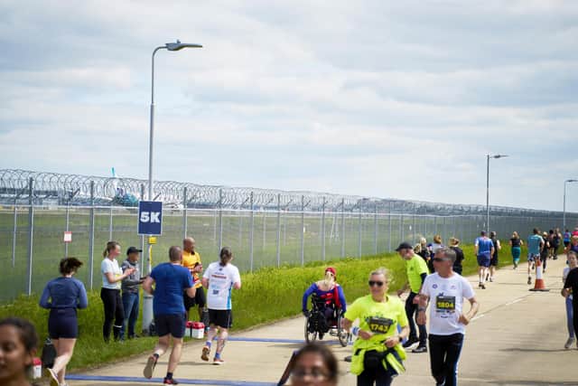 The 5km charity relay required each team of two to raise funds for Magic Breakfast – a charity delivering free breakfasts to school children facing hunger every day.