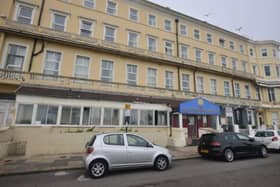 The Chatsworth Hotel in Hastings before it closed in February 2024