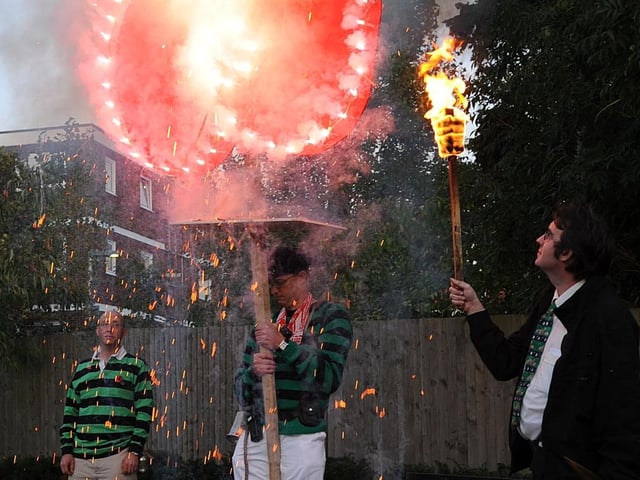 Burgess Hill Bonfire Night in 2009