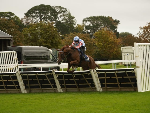 Fontwell Park jump racing action, October 2026