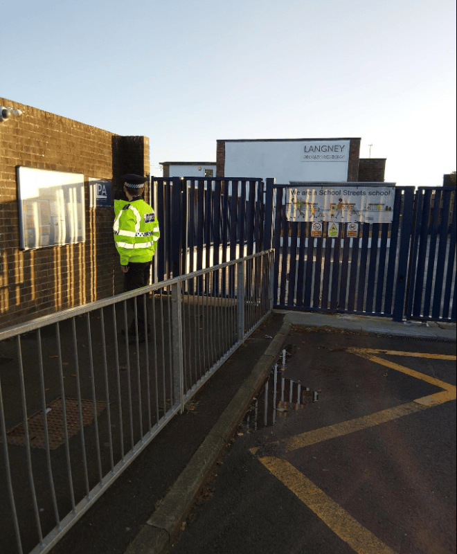Eastbourne Police support safe parking in primary schools