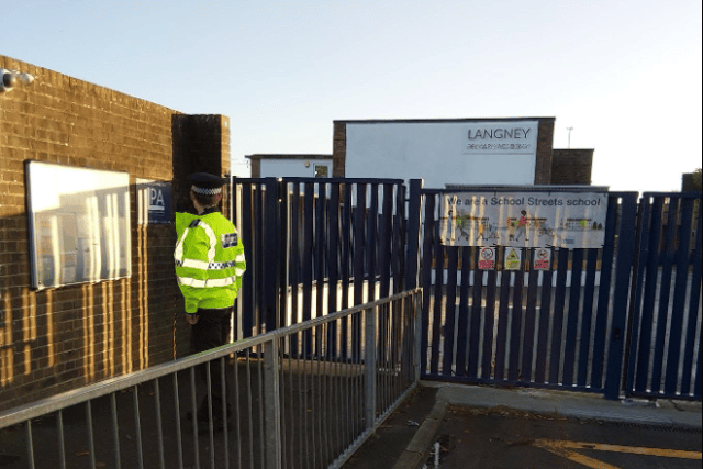 Eastbourne Police support safe parking in primary schools