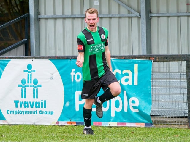 Images from Burgess Hill Town v Lancing, which finished 4-4 in an Isthmian south east thriller