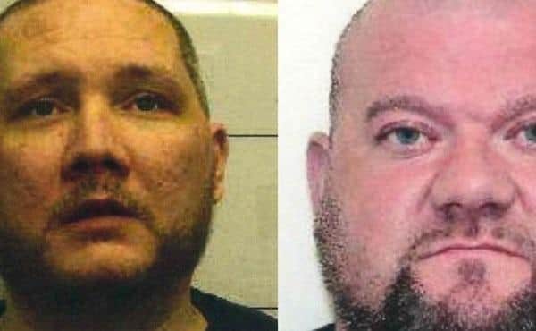 35-year-old Gary Foy, left, and 39-year-old Christopher Pike