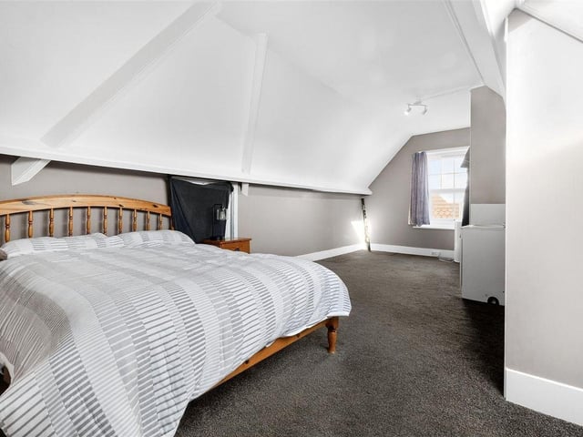 There are two bedrooms on the second floor