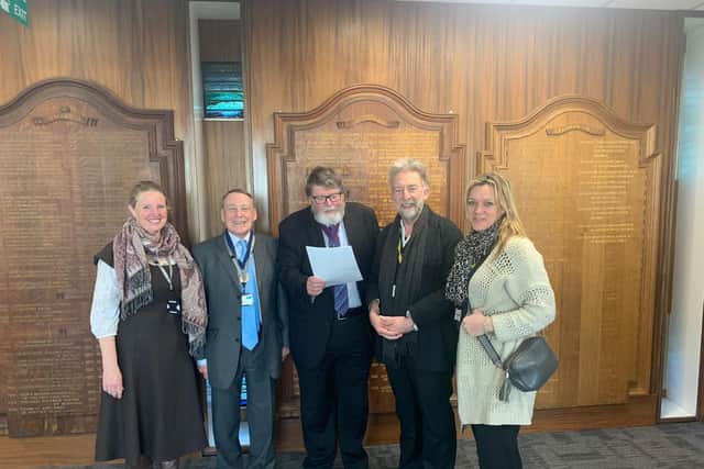 The petition, signed by nearly 1,000 people, was presented to the East Sussex County Council on February 7 and called on them to review their speed and road safety policies.