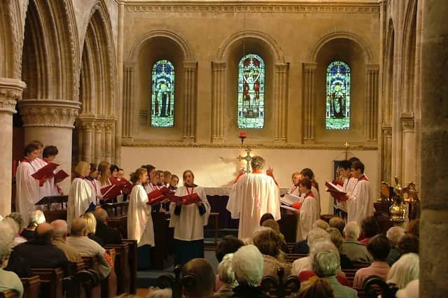Seaford College Chapel Choir at a 4SVS previous Concert