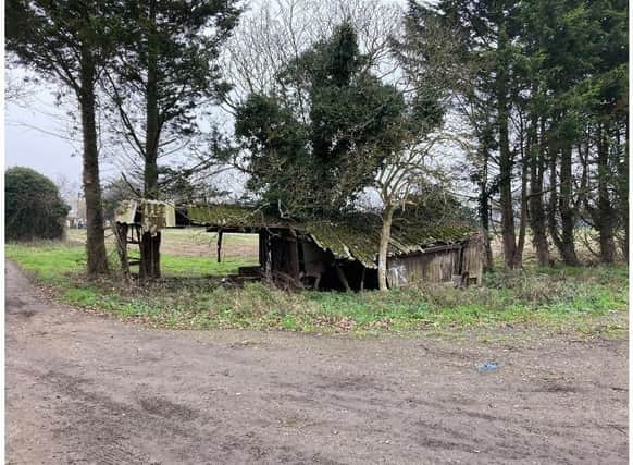 Plans have been submitted for the demolition of a grain store at a farm in Hunston.