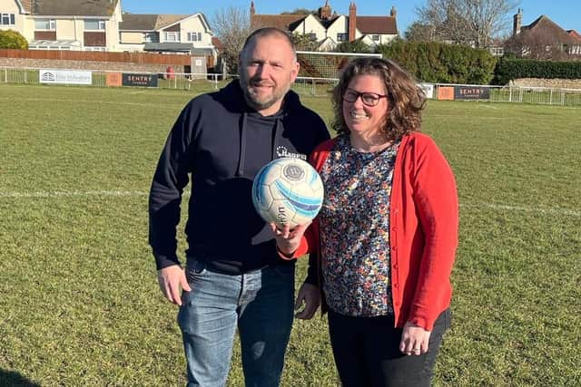 Sarah Scott and Roy Ranger have taken over the reins as co-chairs of Seafod Town FC