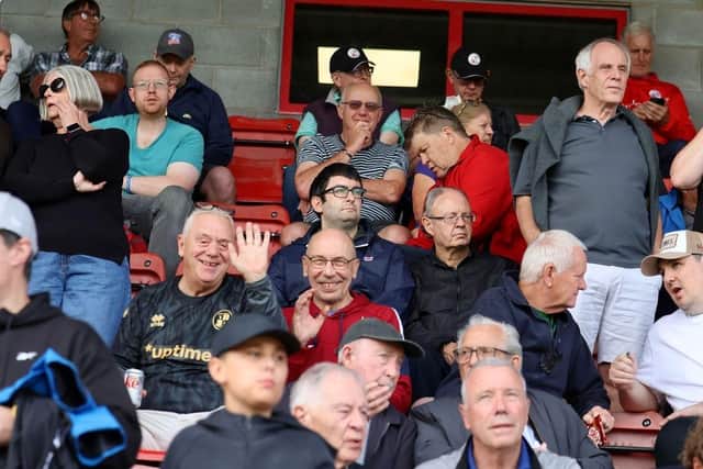 Crawley Town lost 3-1 to Cheltenham Town at the Broadfield Stadium | Picture: Thomas Forbes @thomasforbes_photography