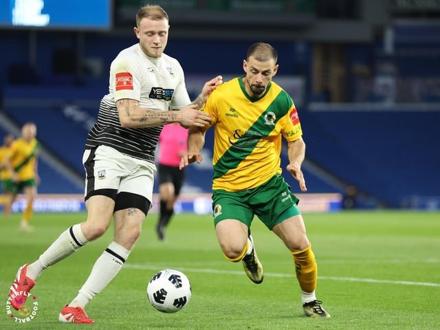 James Hammond’s majestic 95th minute free-kick clinched Horsham FC’s first league and Sussex Transport Senior Cup double in the club’s history.