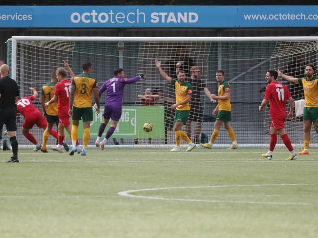Action from Horsham's pre-season defeat to West Sussex neighbours Worthing