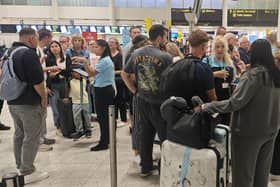 Passengers have described being left stranded, without luggage and facing hours-long delays after a technical issue with the UK's air traffic control system caused widespread disruption at Gatwick.