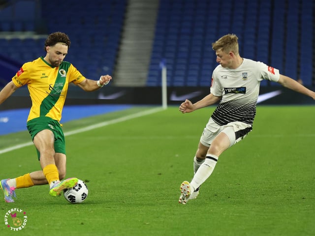 James Hammond’s majestic 95th minute free-kick clinched Horsham FC’s first league and Sussex Transport Senior Cup double in the club’s history.
