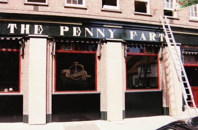The Jenny Lind when it was briefly re-named The Penny Farthing