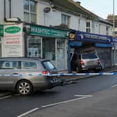 The collision in Bohemia Road, Hastings