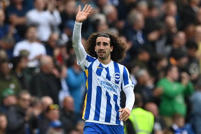 Marc Cucurella has completed a move to Chelsea, in a deal which will see Brighton & Hove Albion receive its record transfer fee. Picture by Glyn KIRK / AFP