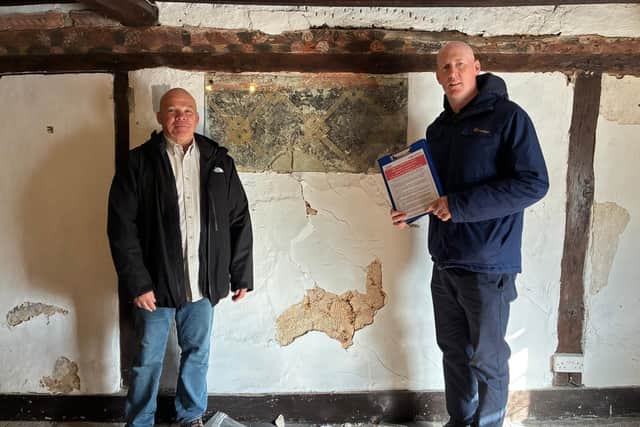 Dr Kieran Mullan MP supports Pevensey Parish Council's petition for road restrictions.