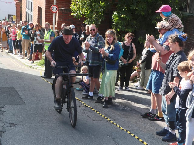 Hastings Old Town Carnival Week 2023: Bike Race. Photo by Roberts Photographic.