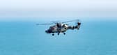 The Royal Navy Black Cats helicopter display team. Picture: Claire Hartley