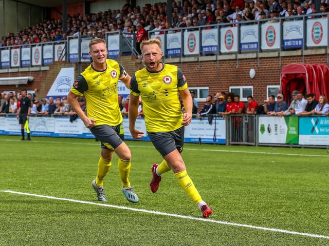 Action from Worthing v Eastbourne Borough