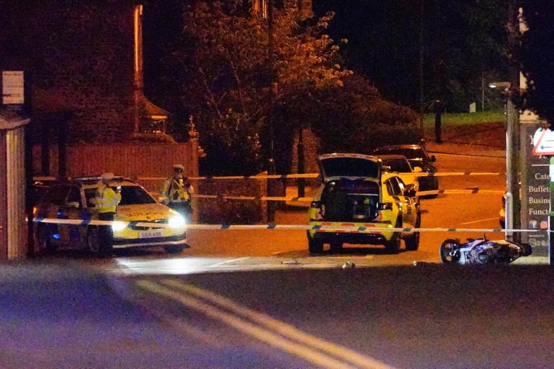 Sussex Police and an air ambulance helicopter were seen at an incident in Littlehampton last night (Saturday, August 12)