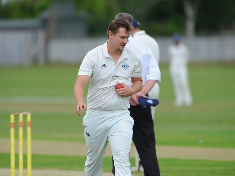 Action between Littlehampton CC and Slinfold CC in Division 3 West of the Sussex Cricket League
