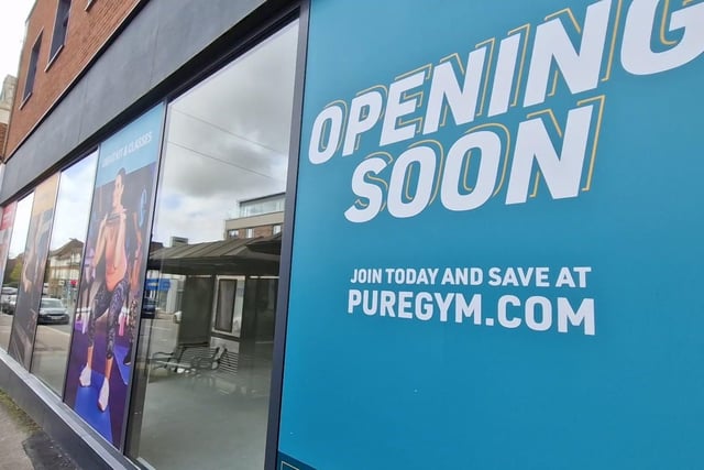 The former Woolworths store in South Road, Haywards Heath, is being transformed into a PureGym