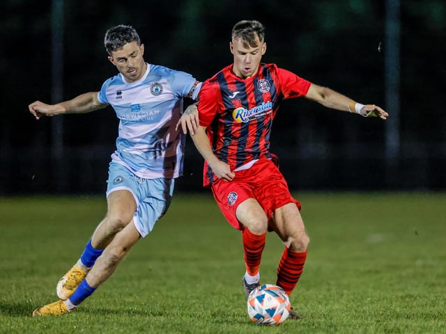 Action from Eastbourne Borough's 2-1 win at Wick in the Sussex Senior Cup