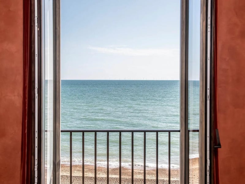 The seafront complex has gorgeous views