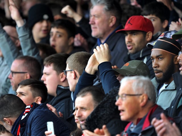 Crawley Town v Rochdale.crowd pictures. Pic S Robards SR2303253