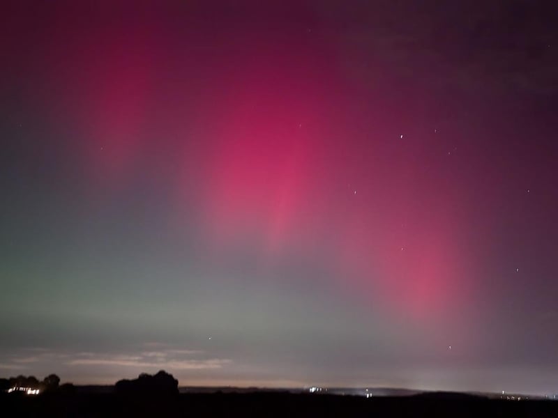 The Northern Lights captured in Horsham District