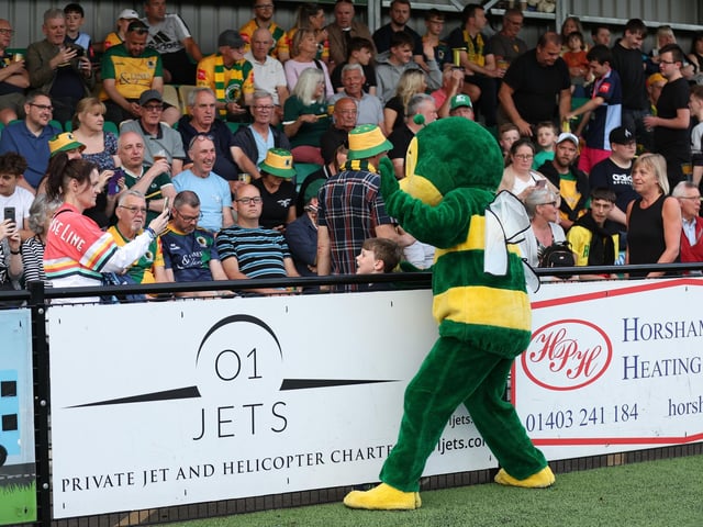 Natalie Mayhew's pictures of Horsham FC's Isthmian League title celebrations