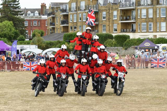 IMPS motorcycle display team