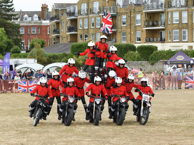 IMPS motorcycle display team