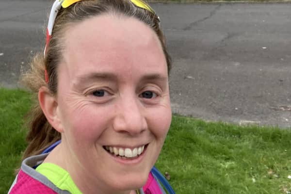 Rachel Talbot is in training for the London Marathon to raise funds for the Institute of Cancer Research