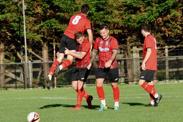 Action from Wick's win over Oakwood in the SCFL division one