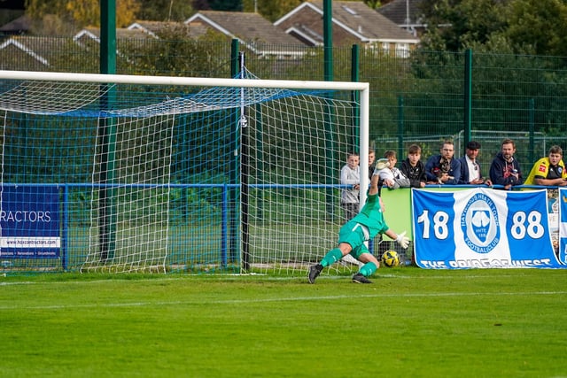Action from Haywards Heath Town's victory over Beckenham in the Isthmian south east division