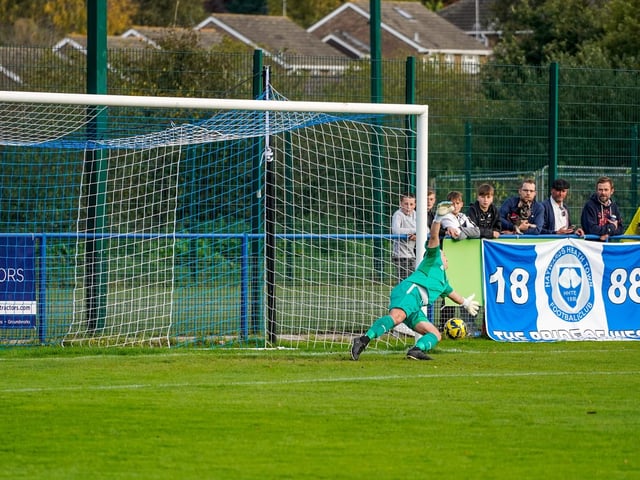 Action from Haywards Heath Town's victory over Beckenham in the Isthmian south east division