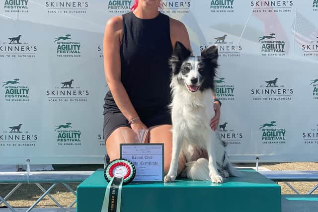 Crawley dog and owner race to first place at ‘world’s largest agility festival’