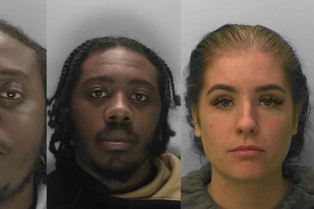 Three people have been jailed and ordered to repay over £20,000 in illegally gained money after being convicted of County Lines drug offences in West Sussex.